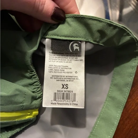 NWT Backcountry x Petco Green XS Dog Jacket - Picture 11 of 15